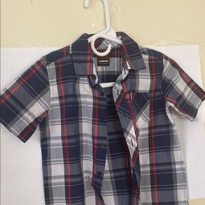 Tony Hawk Blue and Red Button Down Shirt